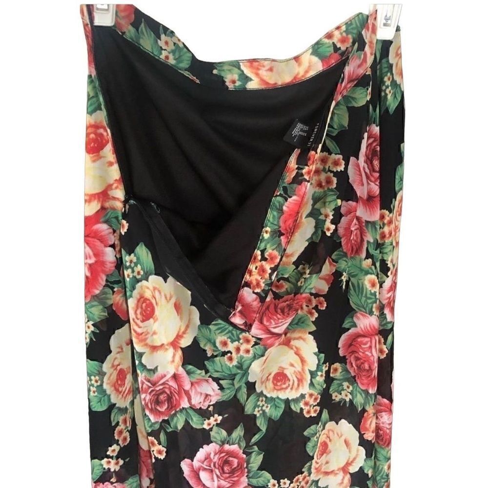 Forever 21 Floral Maxi Skirt M-EUC - Picture 3 of 6